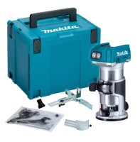 Makita DRT50ZJ 18v Brushless Cordless 3/8\" & 1/4\" Router - Body Only